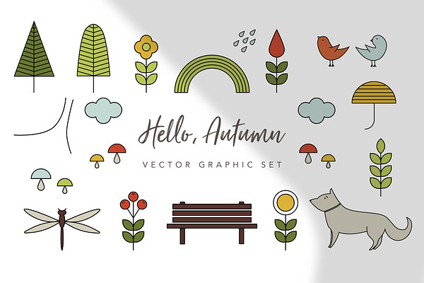 Hello Autumn Graphic Set