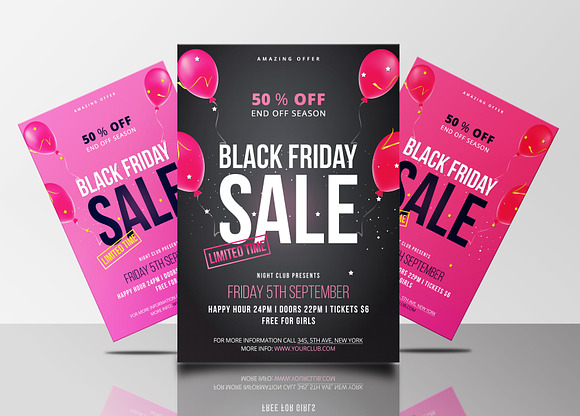 Product Promotion Flyers Bundle in Flyer Templates - product preview 8