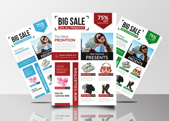 Product Promotion Flyers Bundle in Flyer Templates - product preview 10