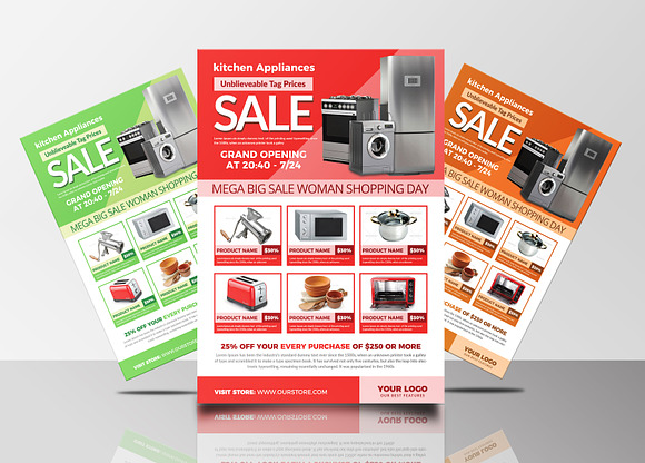 Product Promotion Flyers Bundle in Flyer Templates - product preview 12