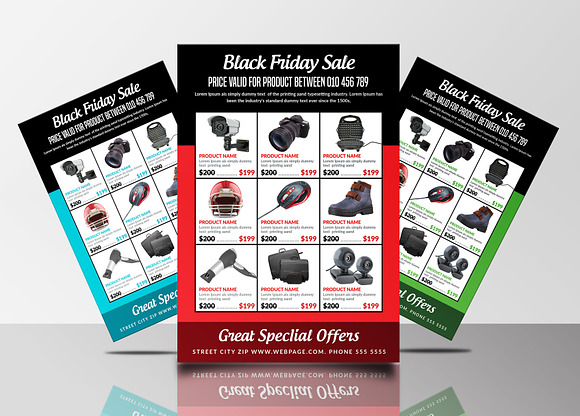 Product Promotion Flyers Bundle in Flyer Templates - product preview 13
