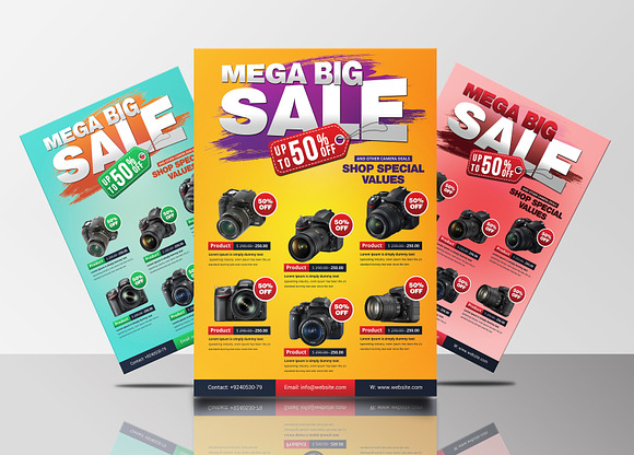 Product Promotion Flyers Bundle in Flyer Templates - product preview 14