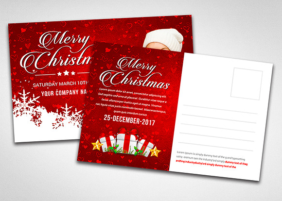 Christmas Party Flyer & Posrcard in Flyer Templates - product preview 2