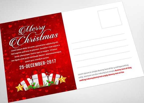 Christmas Party Flyer & Posrcard in Flyer Templates - product preview 4