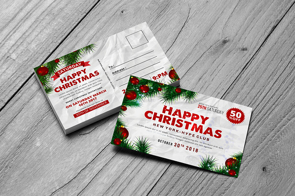 Christmas Party Flyers & Posrcard