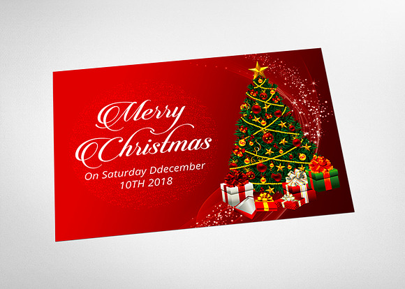 Christmas Party Flyers & Posrcard in Flyer Templates - product preview 3