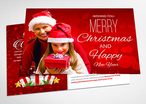 Christmas Party Flyers & Posrcard in Flyer Templates - product preview 1