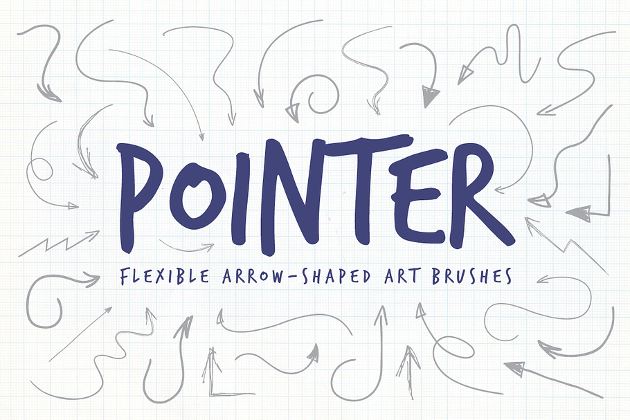 Pointer – Illustrator Art Brushes in Photoshop Brushes - product preview 8