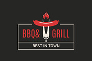 Bbq and grill logo.