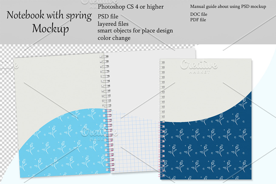 Notebook mockup. Sketchbook mockup. in Product Mockups - product preview 8