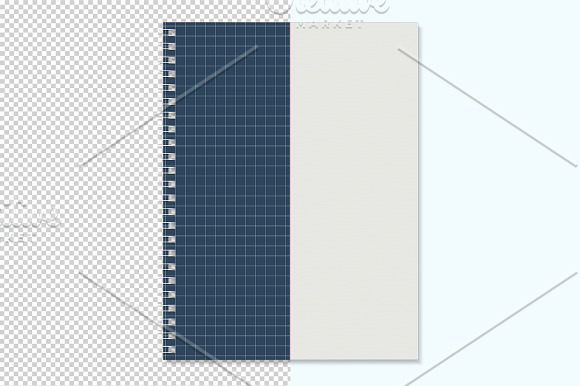 Notebook mockup. Sketchbook mockup. in Product Mockups - product preview 1