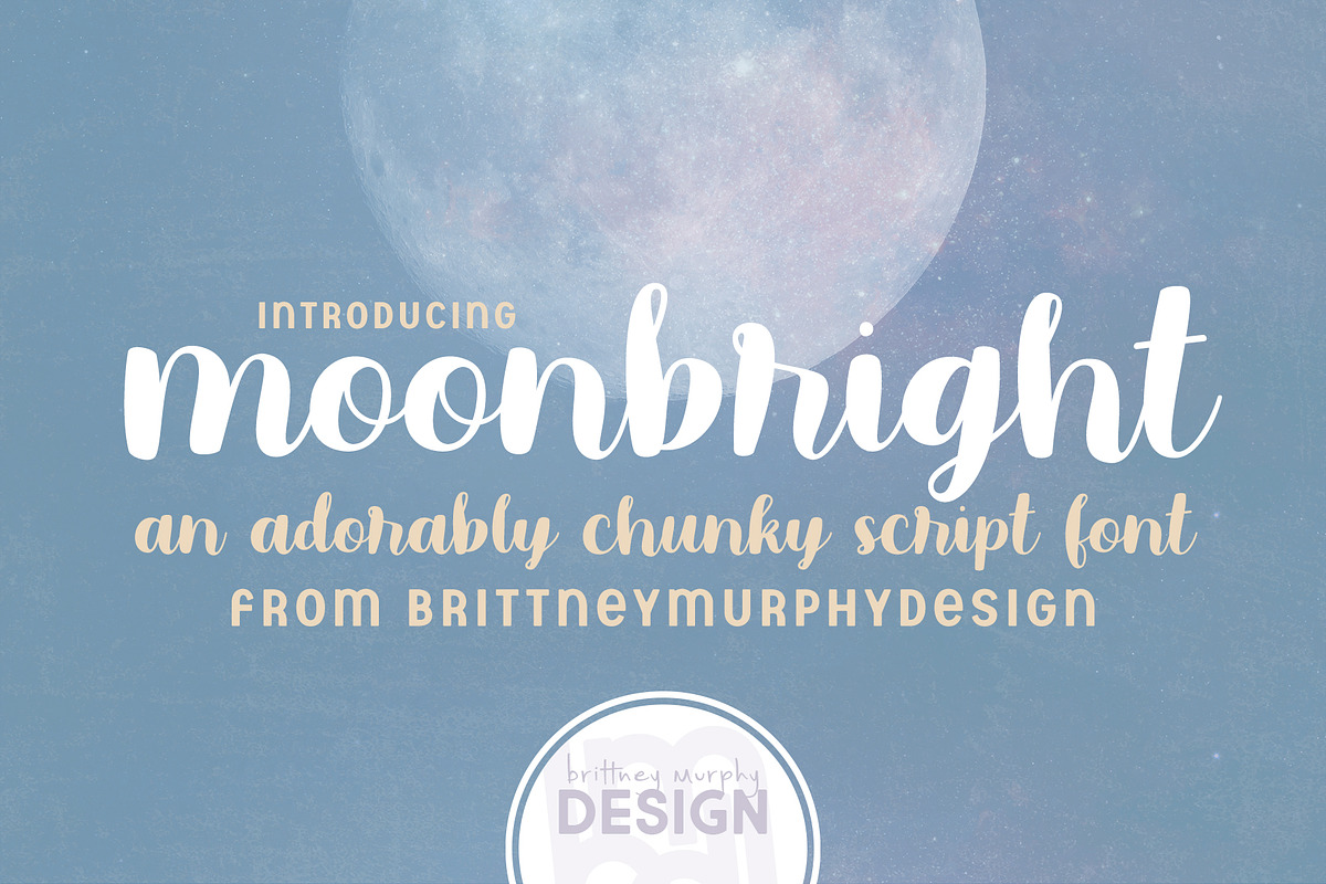 Moonbright in Script Fonts - product preview 8