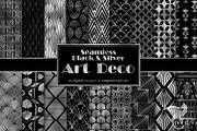 Black & Silver Art Deco Patterns