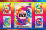 Color Hole Flyer Template