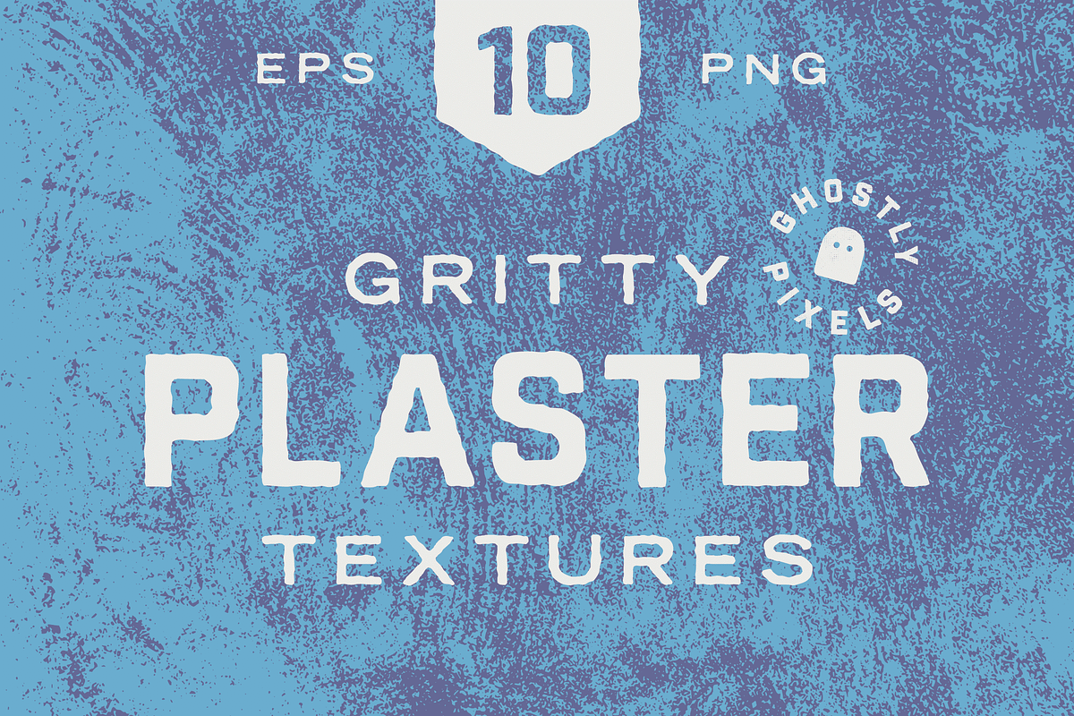 Gritty Plaster Textures in Textures - product preview 8