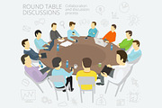 Round-table talks.