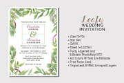 Leafy Wedding Invitation