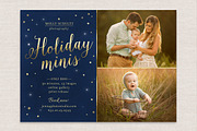 Winter Holidays Minis Flyer Template