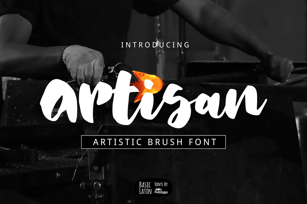 Artisan Brush Font in Script Fonts - product preview 8