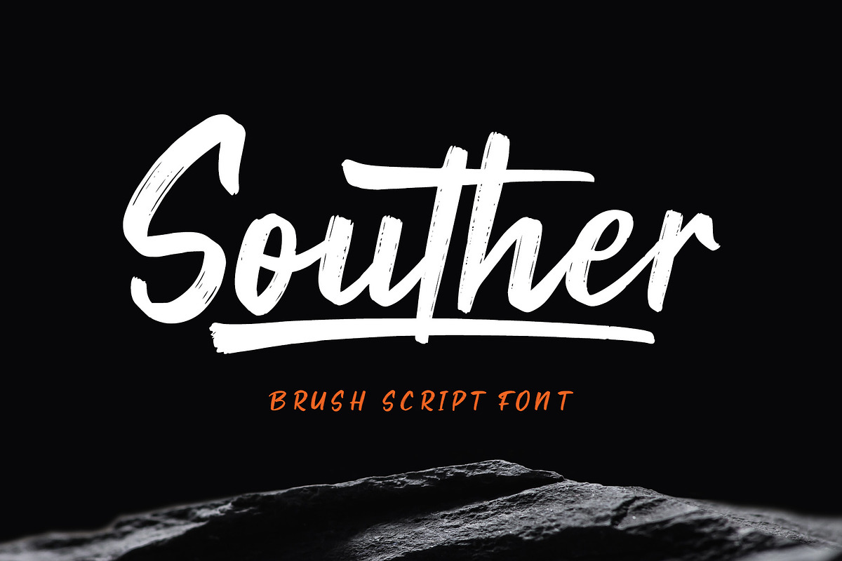 Souther - Brush Script Font in Script Fonts - product preview 8