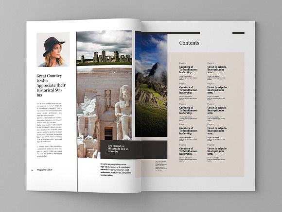 Historct - Magazine Template in Magazine Templates - product preview 2