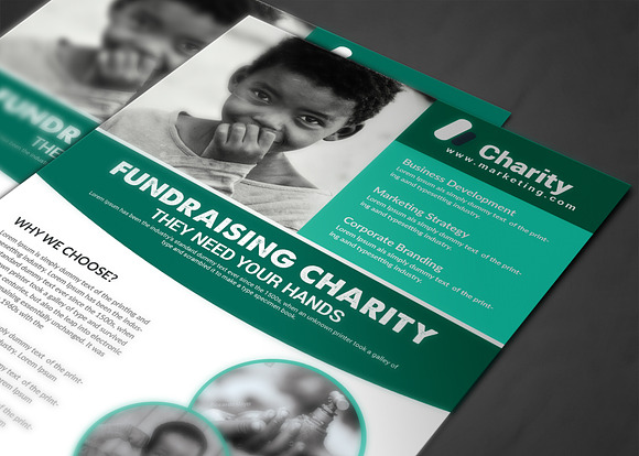 Kids Charity Flyer Template in Flyer Templates - product preview 3