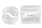 Sachet and eye gel patches