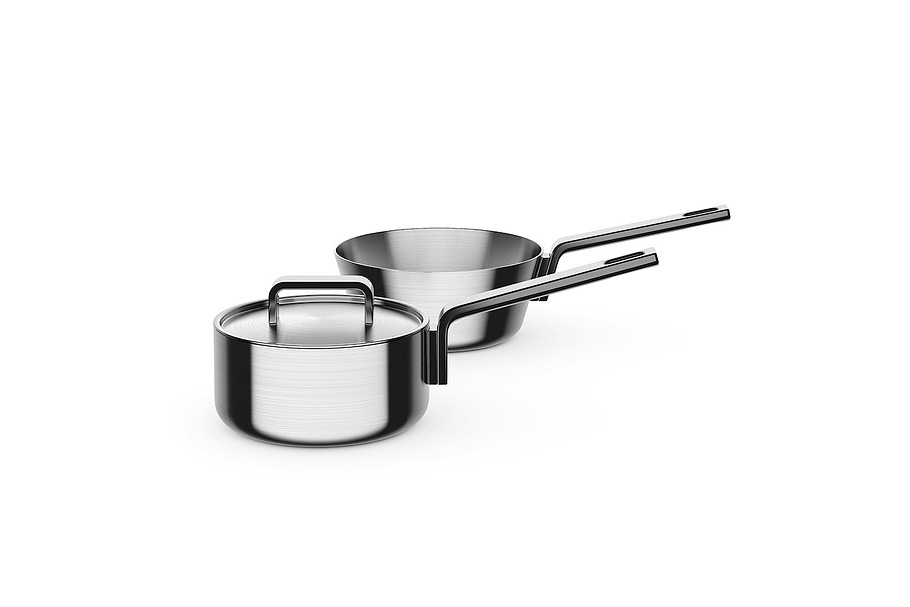 Steel cookware 3d model in Objects - product preview 3