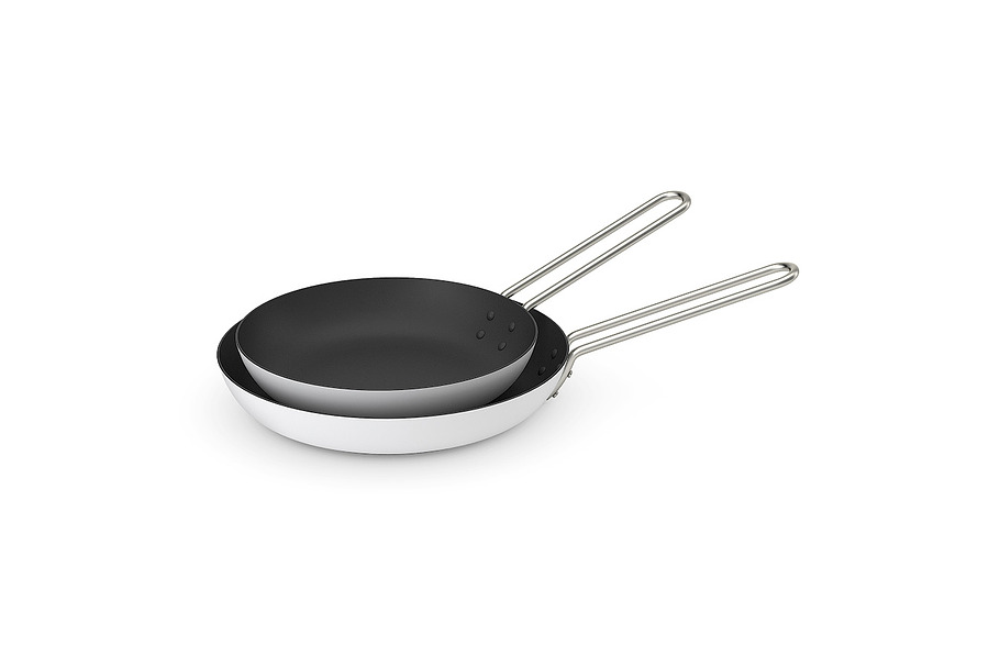 Cookware set 3d model in Objects - product preview 2