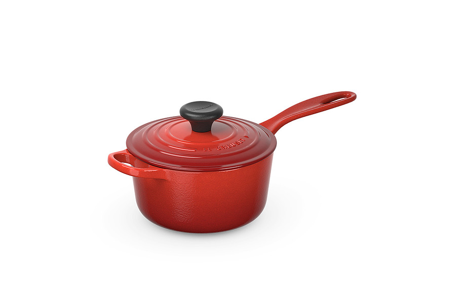 Le Creuset cookware set 3d model in Objects - product preview 3
