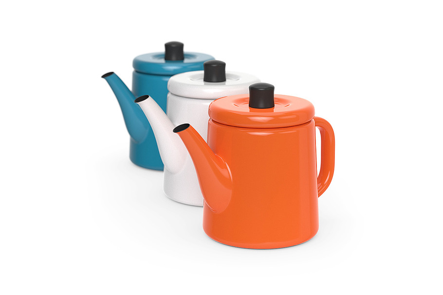 Teapot 3d model in Objects - product preview 1