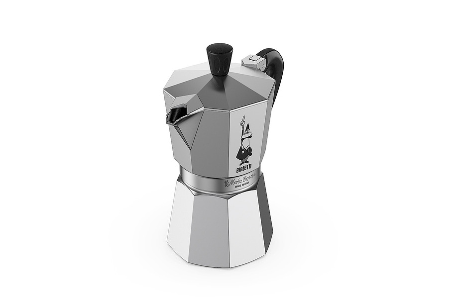Bialetti Moka Express 3d model in Objects - product preview 2