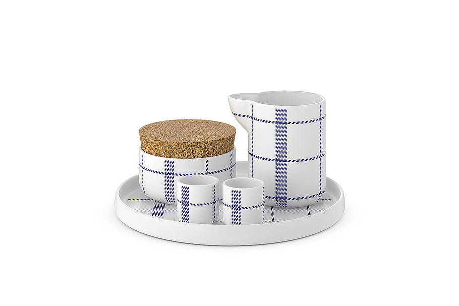 Dinner set 3d model in Objects - product preview 1