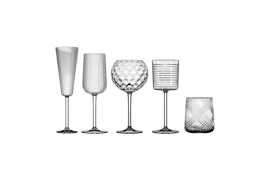 Set of glasses 3d model in Objects - product preview 1