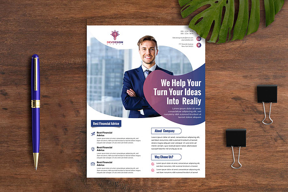 Malti Perpose Business Flyer in Flyer Templates - product preview 1