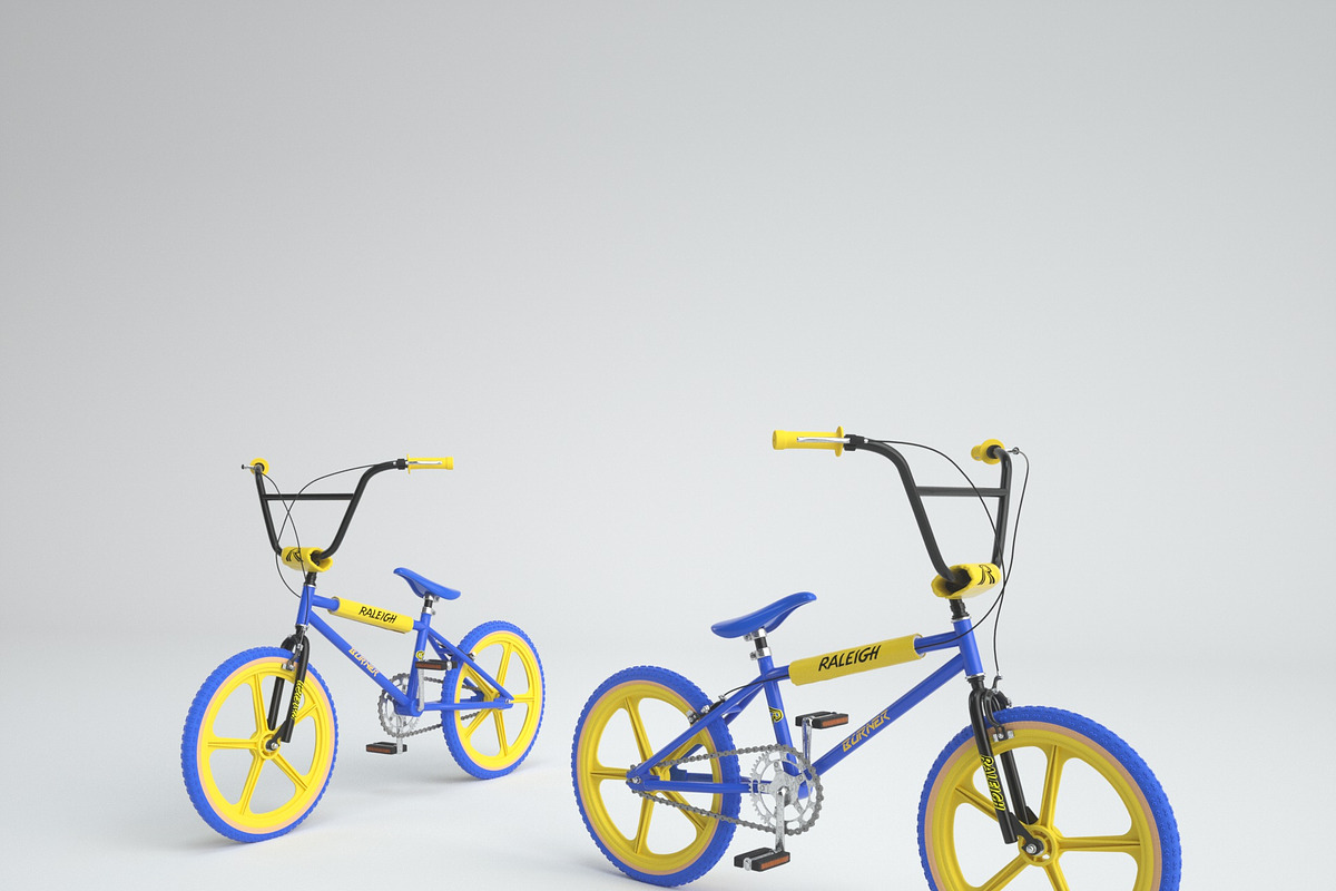1980s Raleigh Burner BMX Bicycle in Vehicles - product preview 8