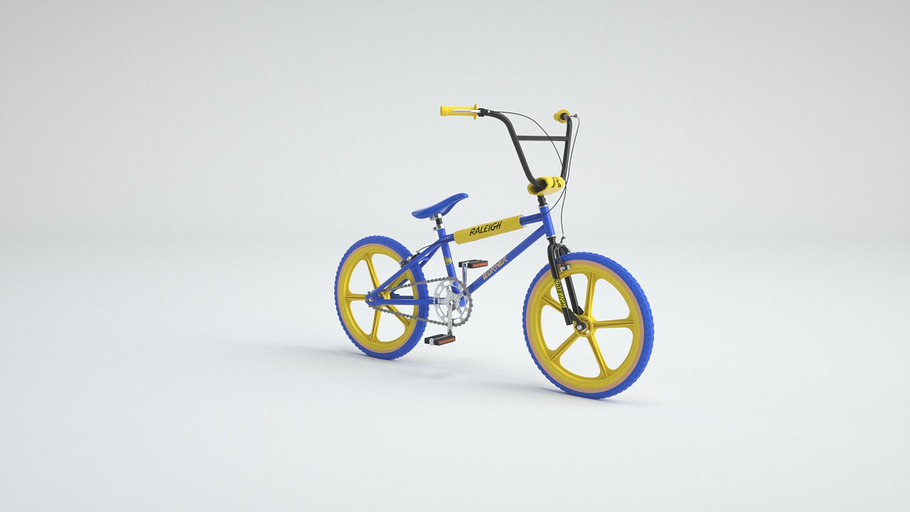 1980s Raleigh Burner BMX Bicycle in Vehicles - product preview 14