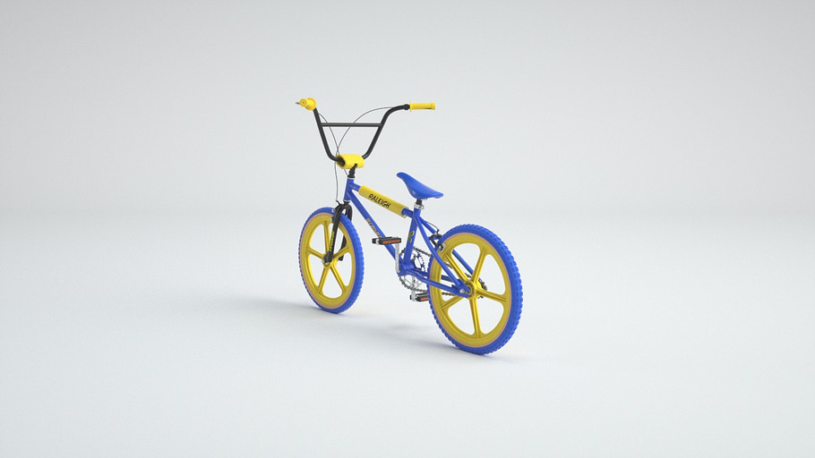 1980s Raleigh Burner BMX Bicycle in Vehicles - product preview 17