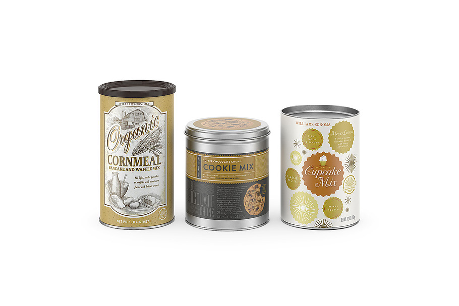 Baking mix cans 3d model in Food - product preview 4