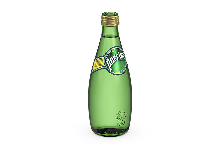 Perrier water 3d model in Food - product preview 1