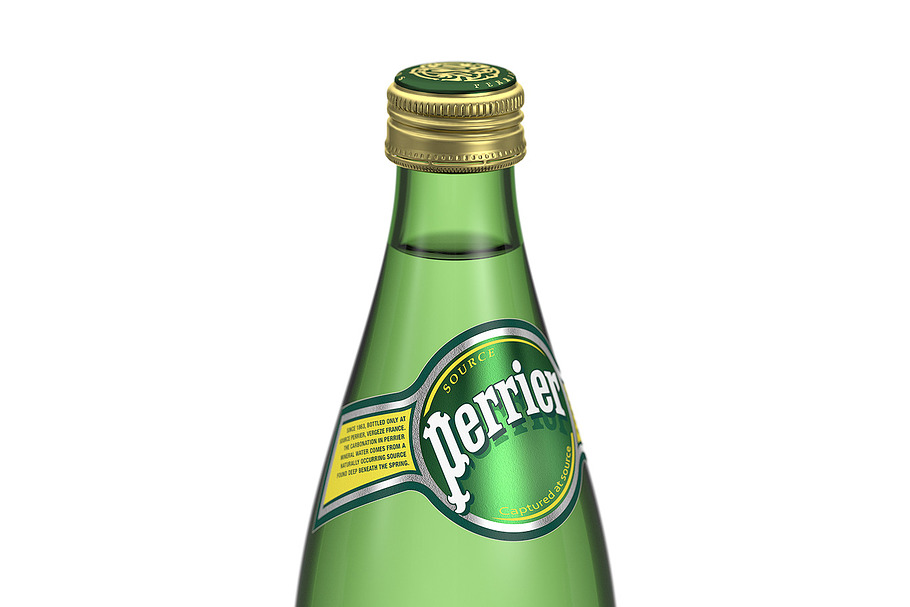 Perrier water 3d model in Food - product preview 2