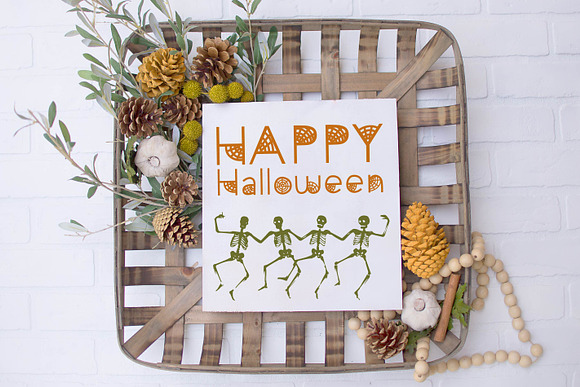 Caught Font Halloween Cobweb Display in Halloween Fonts - product preview 4