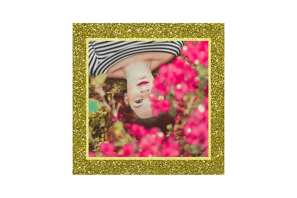 Glitter & Rainbow Film Frame Pack in Objects - product preview 8