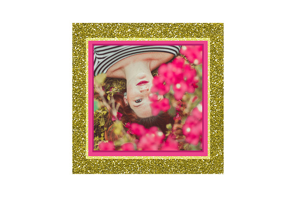 Glitter & Rainbow Film Frame Pack in Objects - product preview 9