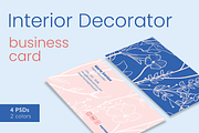 Interior Decorator Business Card