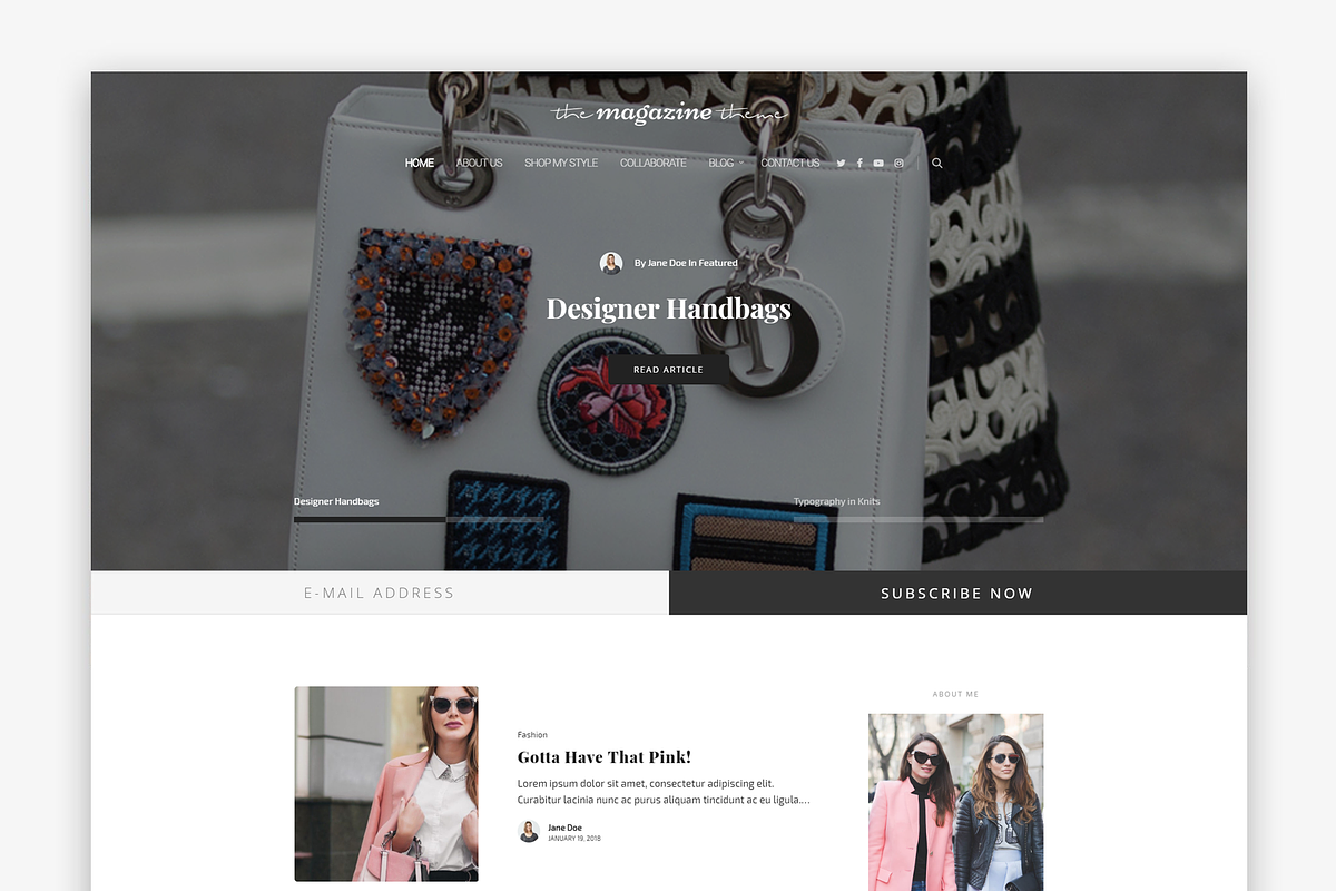 The Magazine - Fashion WP Blog Theme in WordPress Magazine Themes - product preview 8