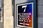 Outdoor Poster Screen Mock-Ups 2
