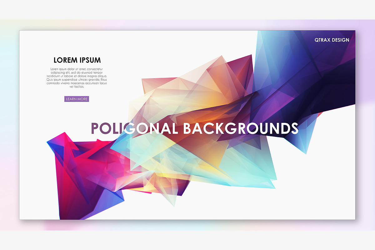 9 Poligonal Backgrounds in Web Elements - product preview 8