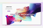 9 Poligonal Backgrounds