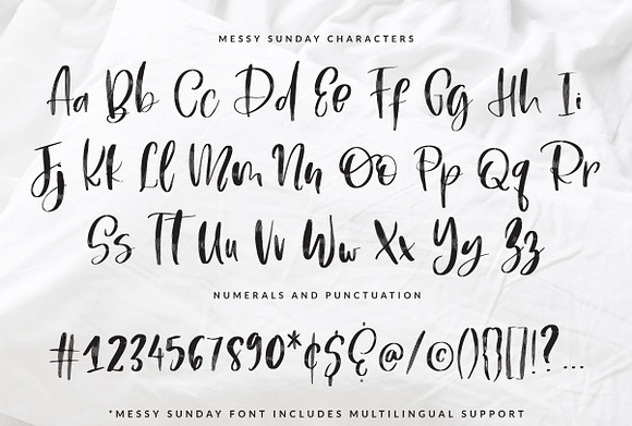Messy Sunday Script Font in Fonts - product preview 2
